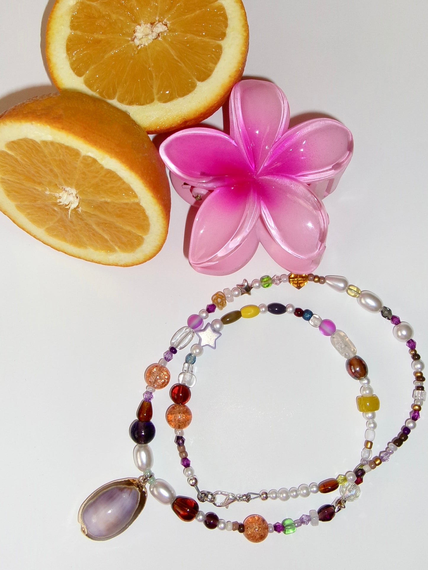 Ube Soft Serve Necklace