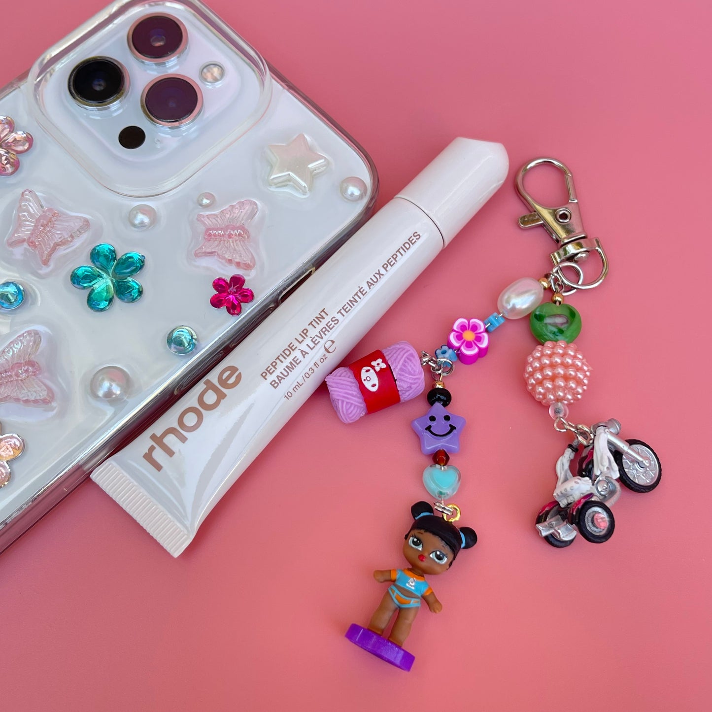 Space Bun Baby Keychain